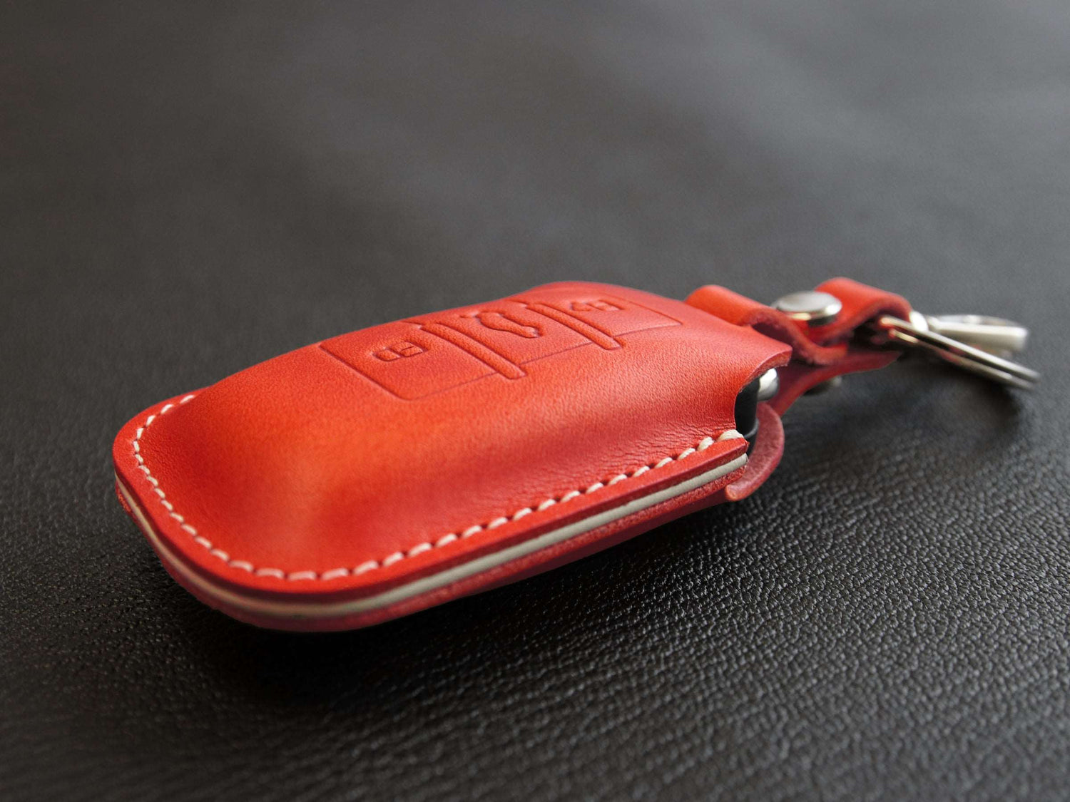 Audi Series [3] Key Fob Cover Leather Case Fits A3 A4 A5 A6 A7 S5, S7 Q5 RS