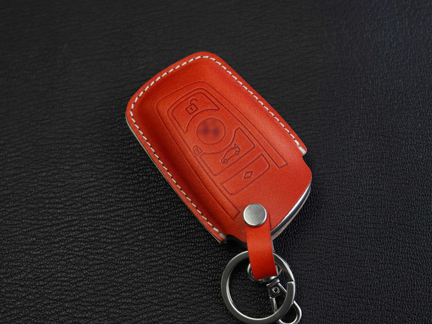 BMW [2] Key Fob Cover Leather Case-BMW 1 3 4 5 6 7 Series and X3 X4 M5 M6 GT3 GT5