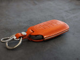 Hyundai [1-5] Key fob Cover - Palisade - Italian Veg-Tanned Leather - 5 buttons