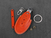 Infiniti Series [01-3B] Key Case  EX35 FX35 FX45 FX50 G25 Leather Brut Key Case, Car Key Accessories New Car Gift