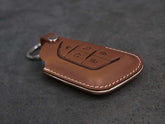 Cadillac [2-5] Key Fob Leather Case - Italian Veg-Tanned Leather -5 Buttons