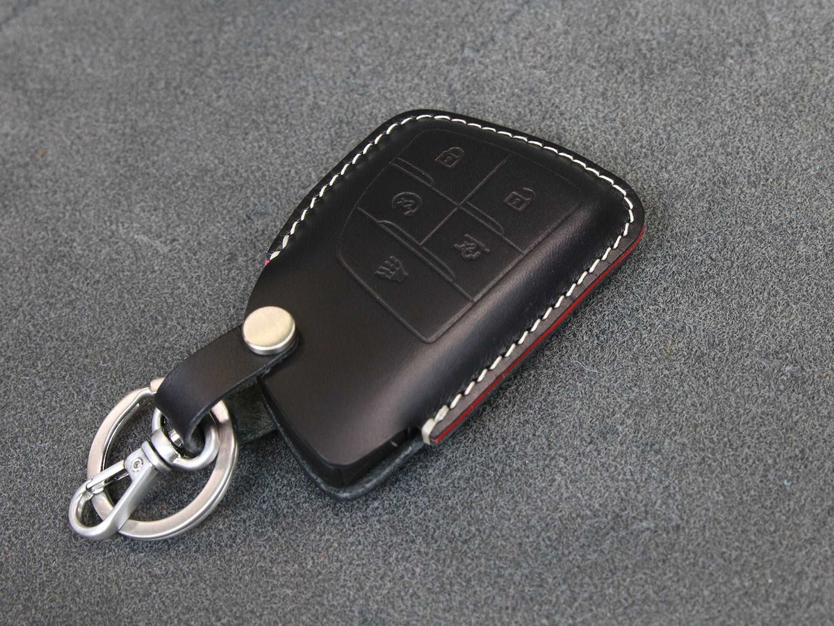 Leather Key Fob Cover for and (option of 4/5/6 Buttons), Tahoee Leather Key Fob Cover for and (option of 4/5/6 Buttons), Tahoee