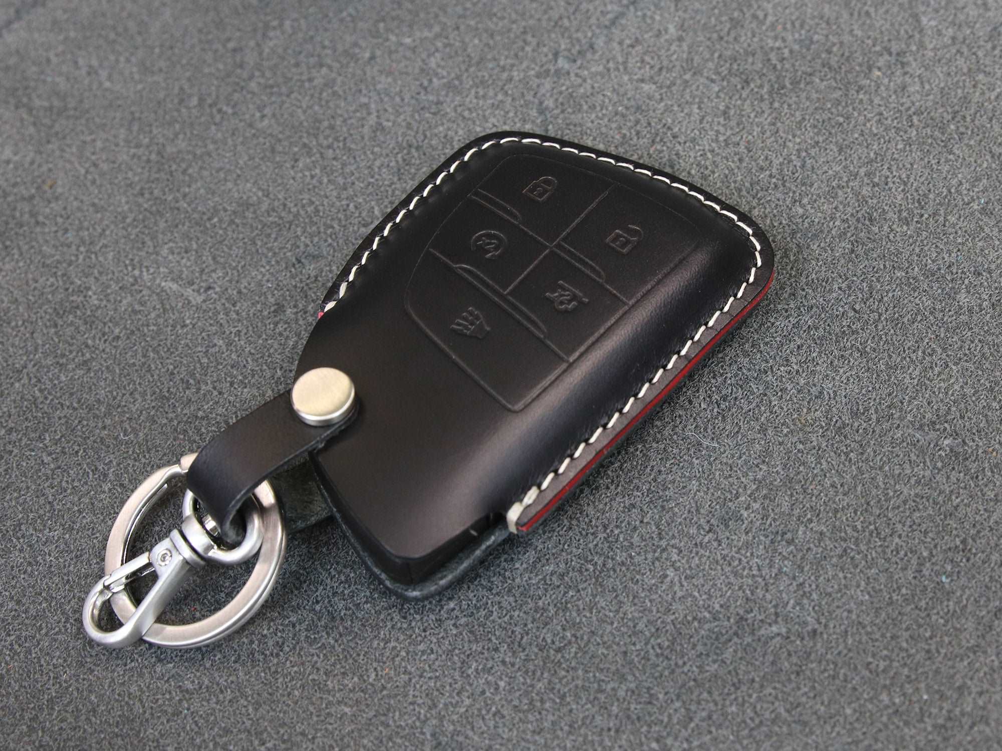 Chevrolet GMC [4-5] Series Key Fob Case - 5 Buttons - Tahoe Suburban Yukon Silverado 1500 Sierra - Handcrafted in USA