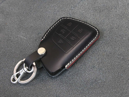 Chevrolet GMC [4-5] Series Key Fob Case - 5 Buttons - Tahoe Suburban Yukon Silverado 1500 Sierra - Handcrafted in USA