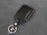 Chevrolet / GMC [3-5BT] Handmade Key Fob Cover for - Silverado / Sierra - Italian Veg-Tanned Leather -5 Buttons