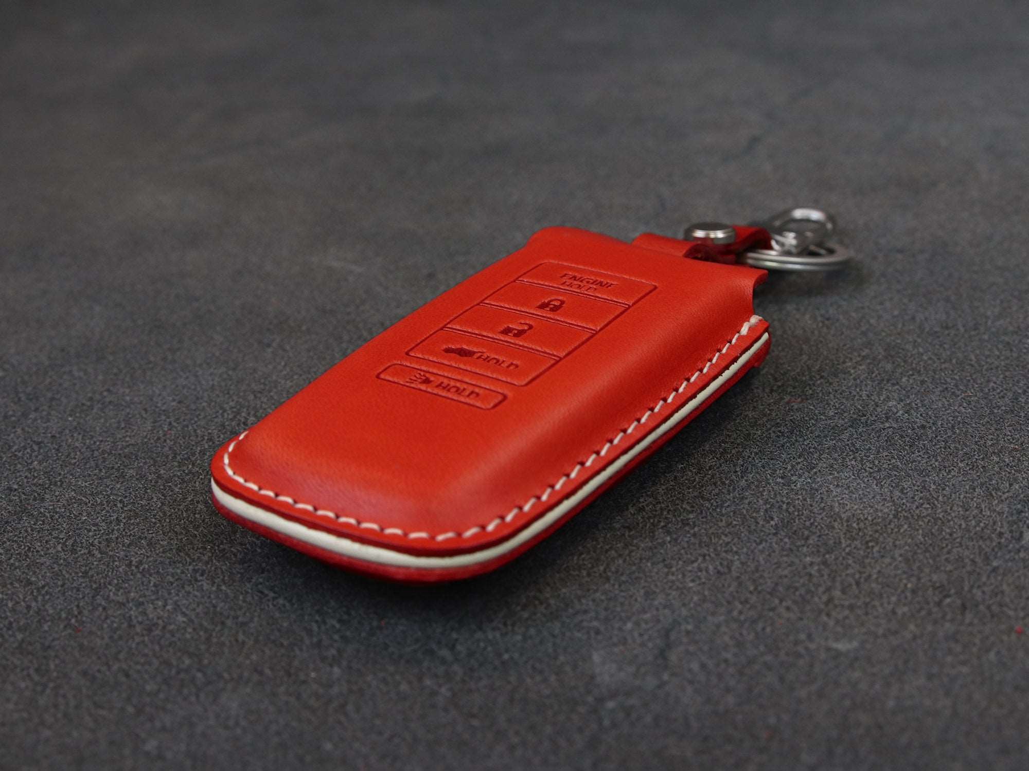 Acura [2] Series Key Fob Leather Case - TLX RLX CDX5 RDX MDX - Handcrafted in USA - Personalized Stamp