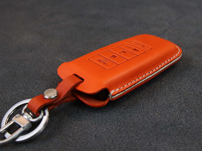 Acura [2] Series Key Fob Leather Case - TLX RLX CDX5 RDX MDX - Handcrafted in USA - Personalized Stamp