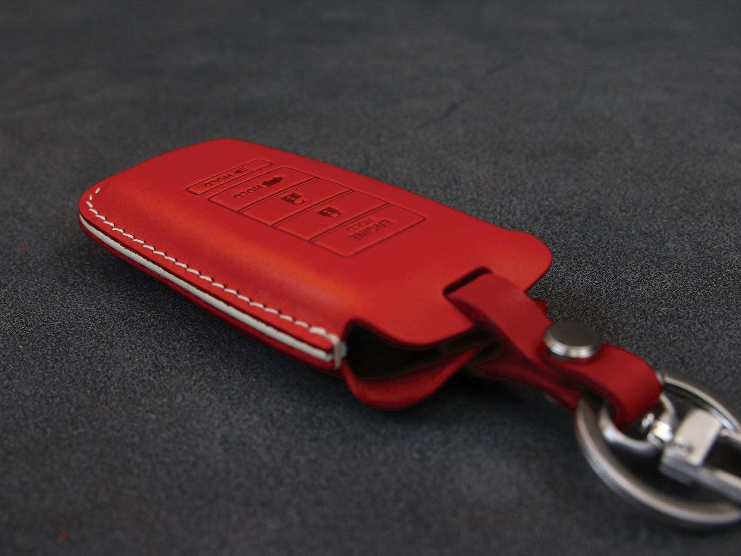 Acura [2] Series Key Fob Leather Case - TLX RLX CDX5 RDX MDX - Handcrafted in USA - Personalized Stamp