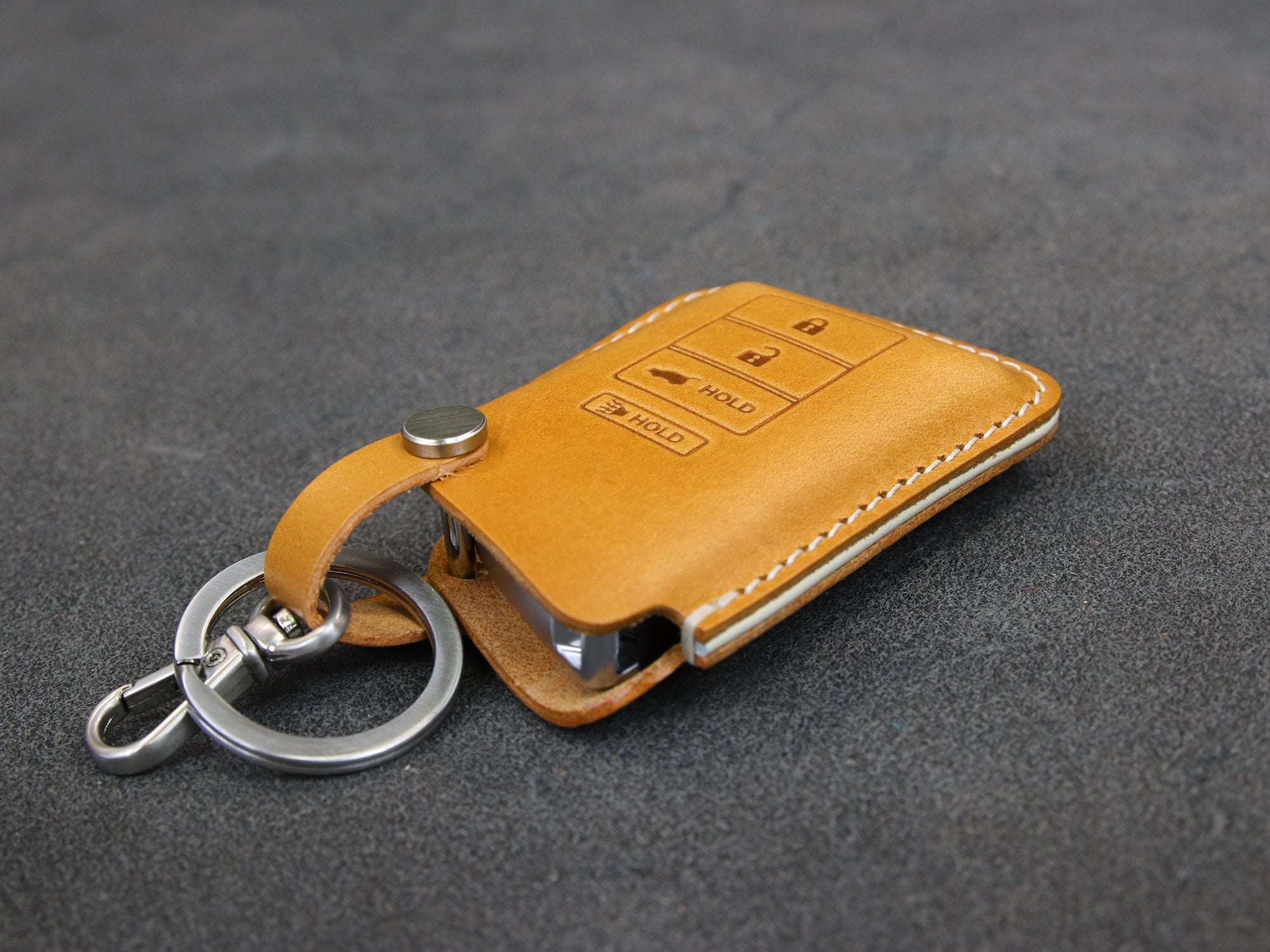 Acura Series [3] Key Fob Cover - Italian Premium Leather - MDX RDX RLX ILX TLX CDX NSX - Personalized Stamp