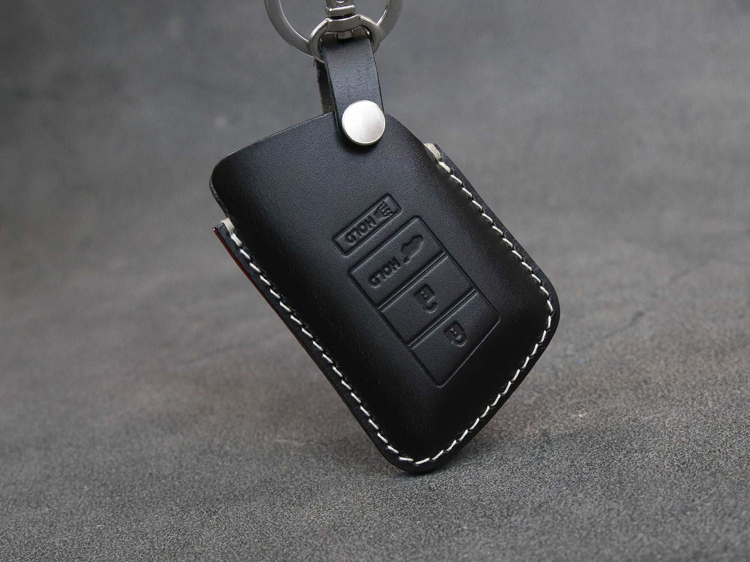 Acura Series [3] Key Fob Cover - Italian Premium Leather - MDX RDX RLX ILX TLX CDX NSX - Personalized Stamp