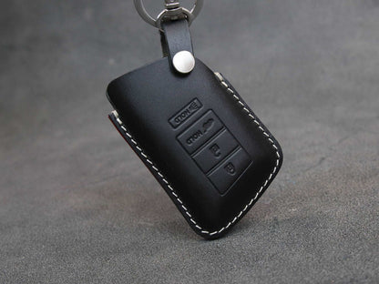 Acura Series [3] Key Fob Cover - Italian Premium Leather - MDX RDX RLX ILX TLX CDX NSX - Personalized Stamp