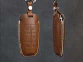 Genesis Series [2] Key Fob Cover Premium Leather Keyless Remote Car Key Case GV80 G80 GV70 G70 Car Accessory