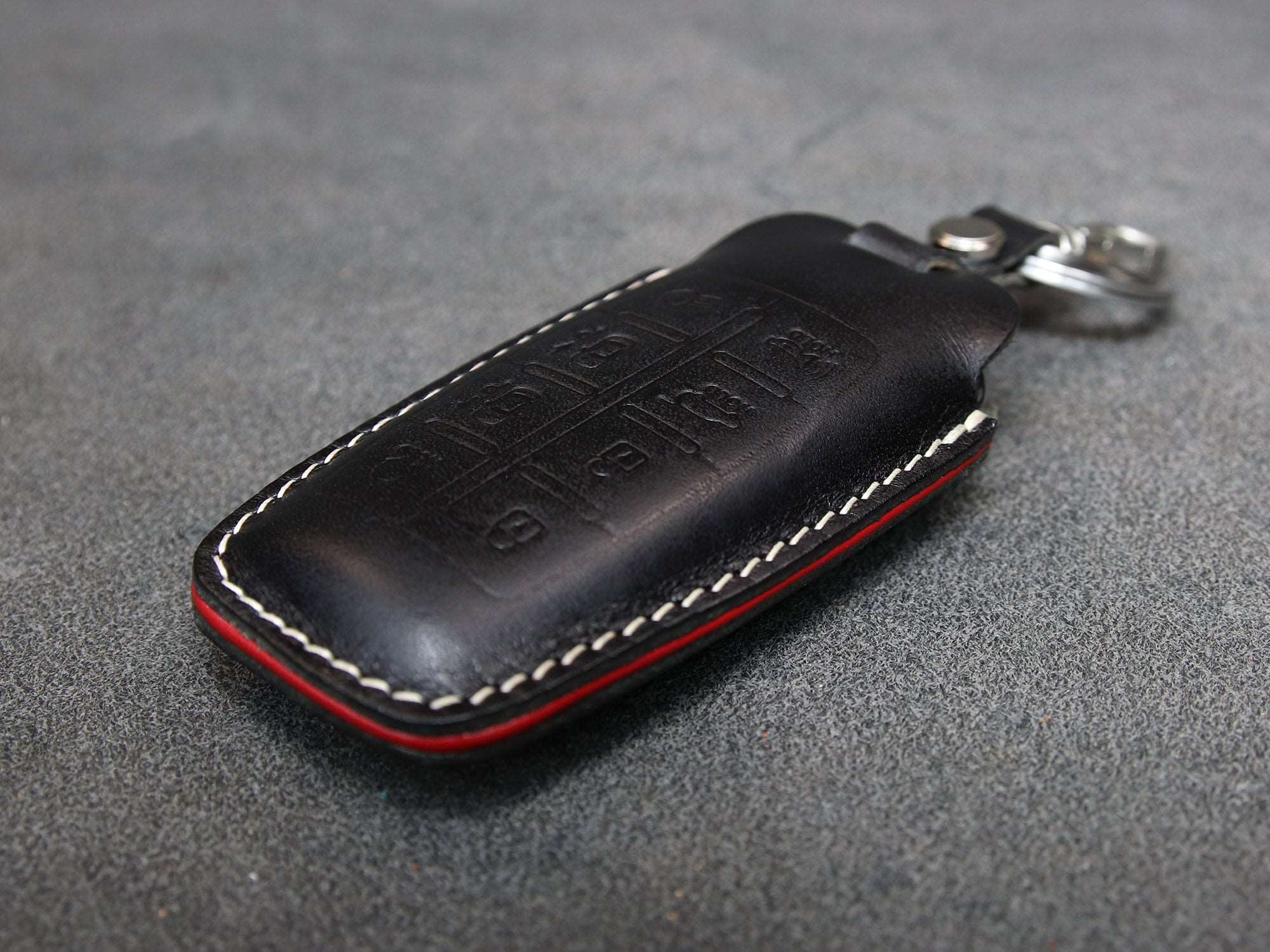 Genesis Series [2] Key Fob Cover Premium Leather Keyless Remote Car Key Case GV80 G80 GV70 G70 Car Accessory