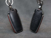 Genesis Series [2] Key Fob Cover Premium Leather Keyless Remote Car Key Case GV80 G80 GV70 G70 Car Accessory