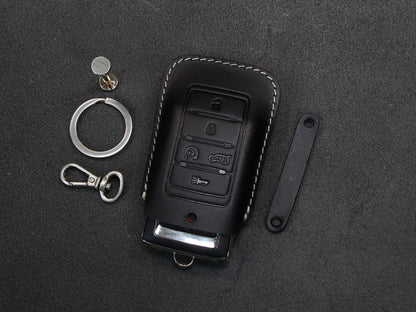 Jeep Series [03] Leather Key Fob Case - Wagoneer, Cherokee, Grand Cherokee, Grand Wagoneer