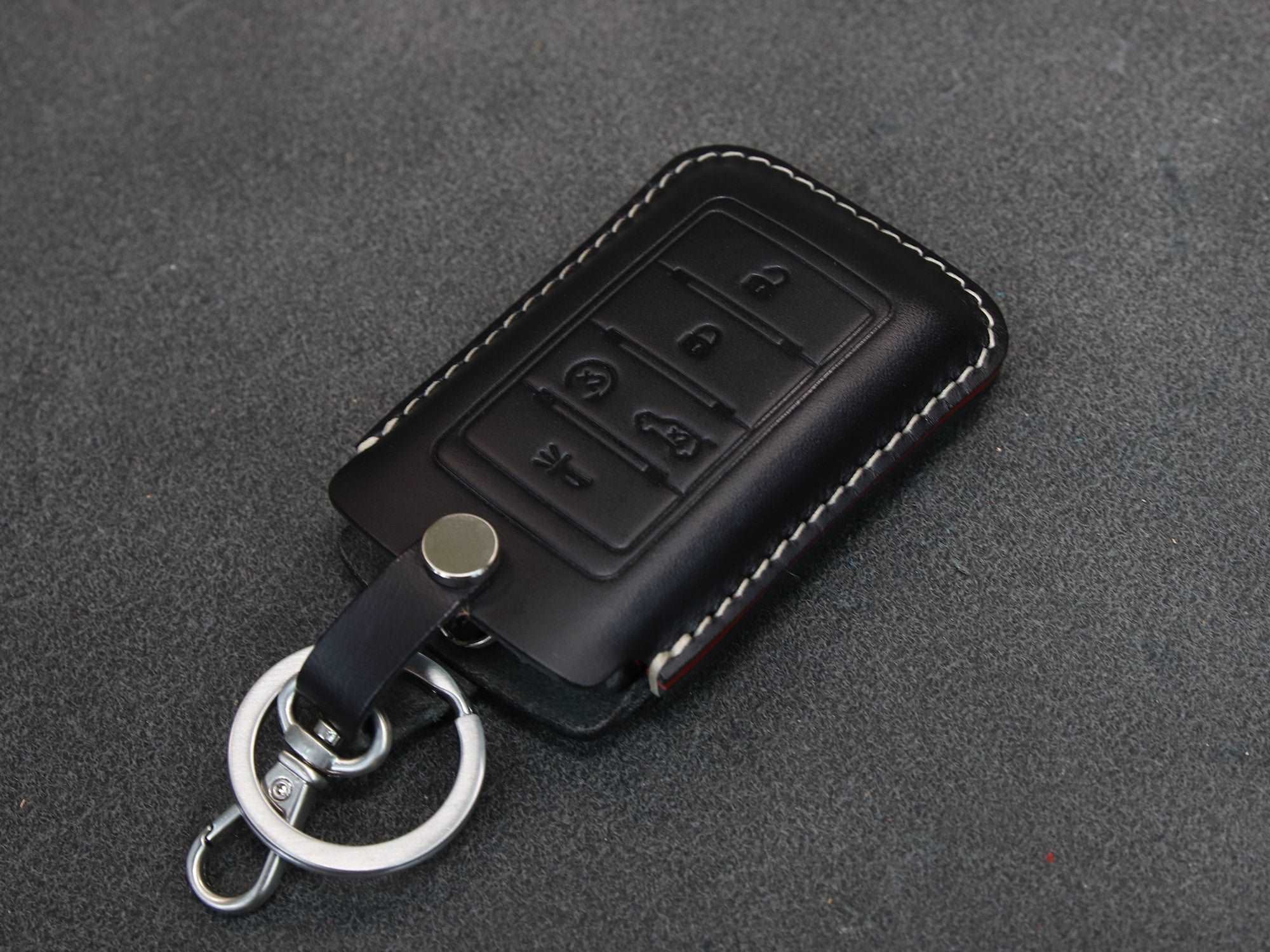 Jeep Series [03] Leather Key Fob Case - Wagoneer, Cherokee, Grand Cherokee, Grand Wagoneer