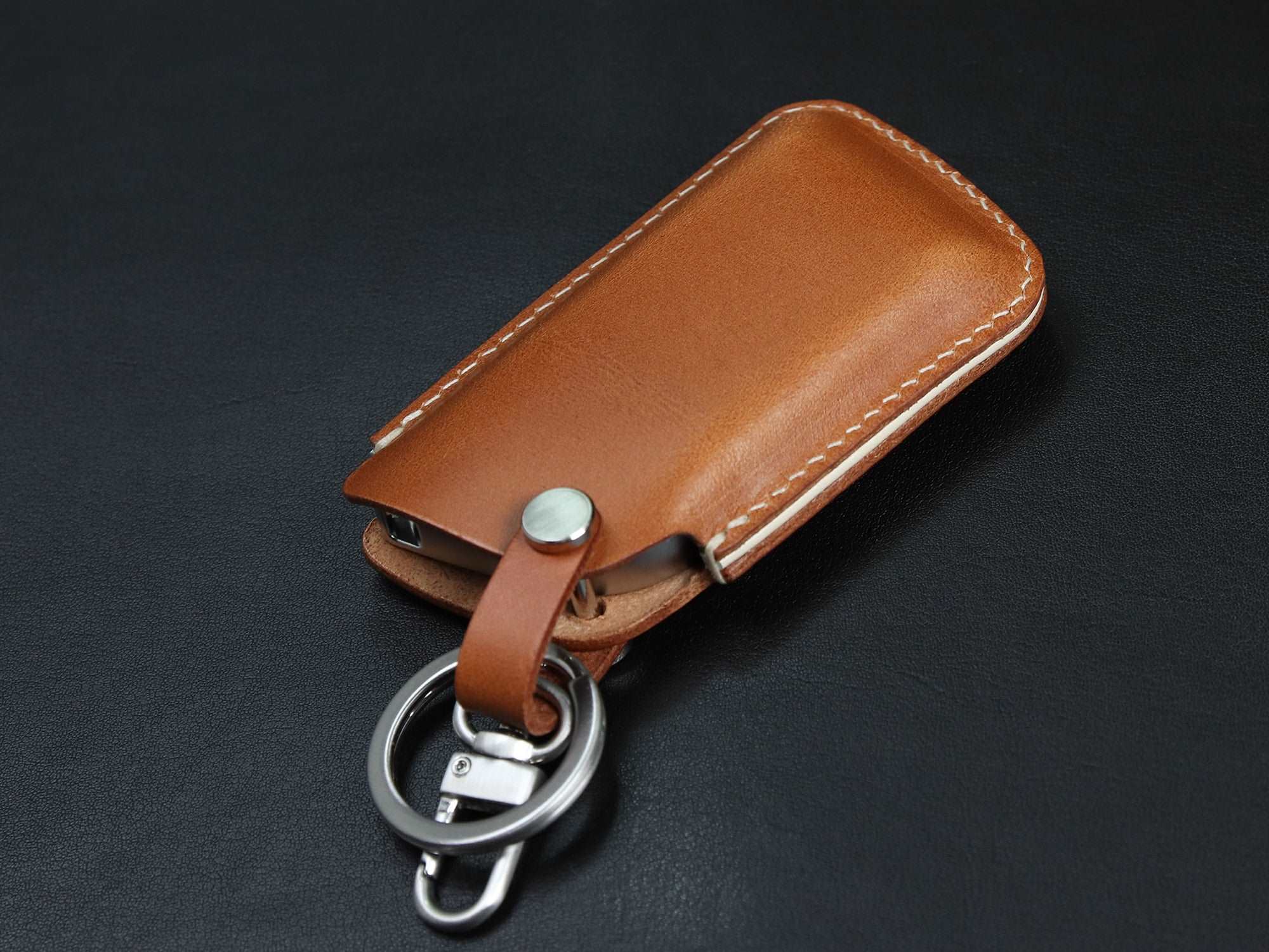Acura MDX Key Fob Leather Case - Leather Brut