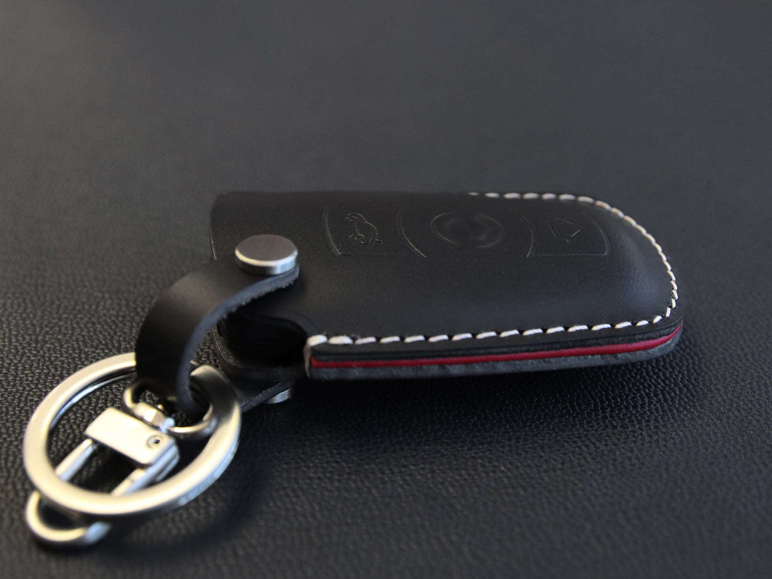 BMW [03] Key Fob Leather Case - BMW 3 5 6 Series M3 M5 X1 X5 X6 Z4 &amp; more