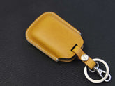 Chevrolet / GMC [1-5]  Key Fob Cover - Silverado 1500, 2500, 3500 / Sierra, Acadia, Sierra, Terrain, etc. - Italian Veg-Tanned Leather -5 Buttons