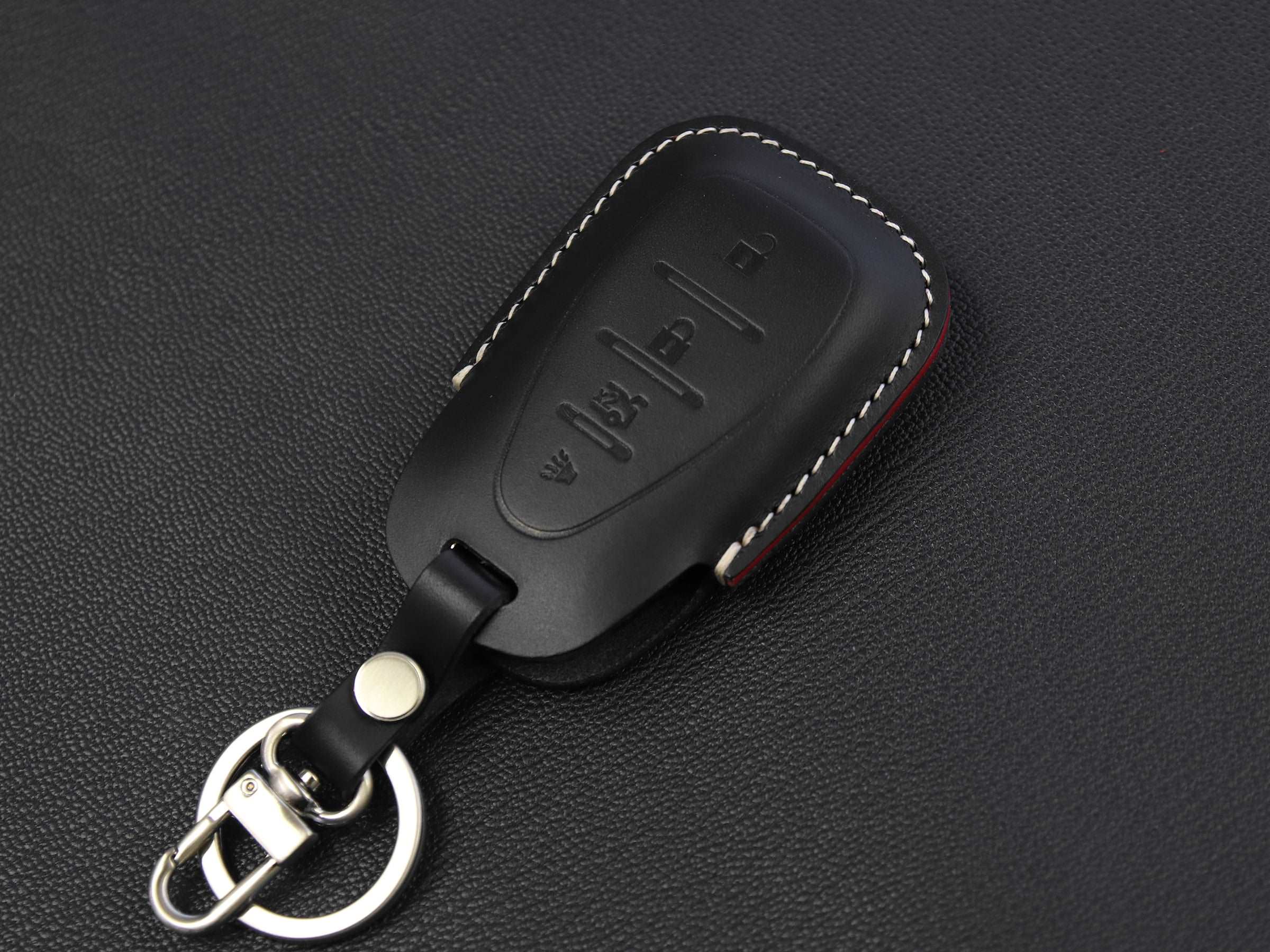 Chevrolet [2-4] Key Cover fits  -Malibu, Camaro, Cruze, Traverse, Volt, etc - 4 Buttons