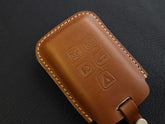 Land Rover / Jaguar Series [2] Key Fob Cover - Range Rover Sport Evoque Velar Discovery 5 - Italian Veg-Tanned Leather -5 Buttons