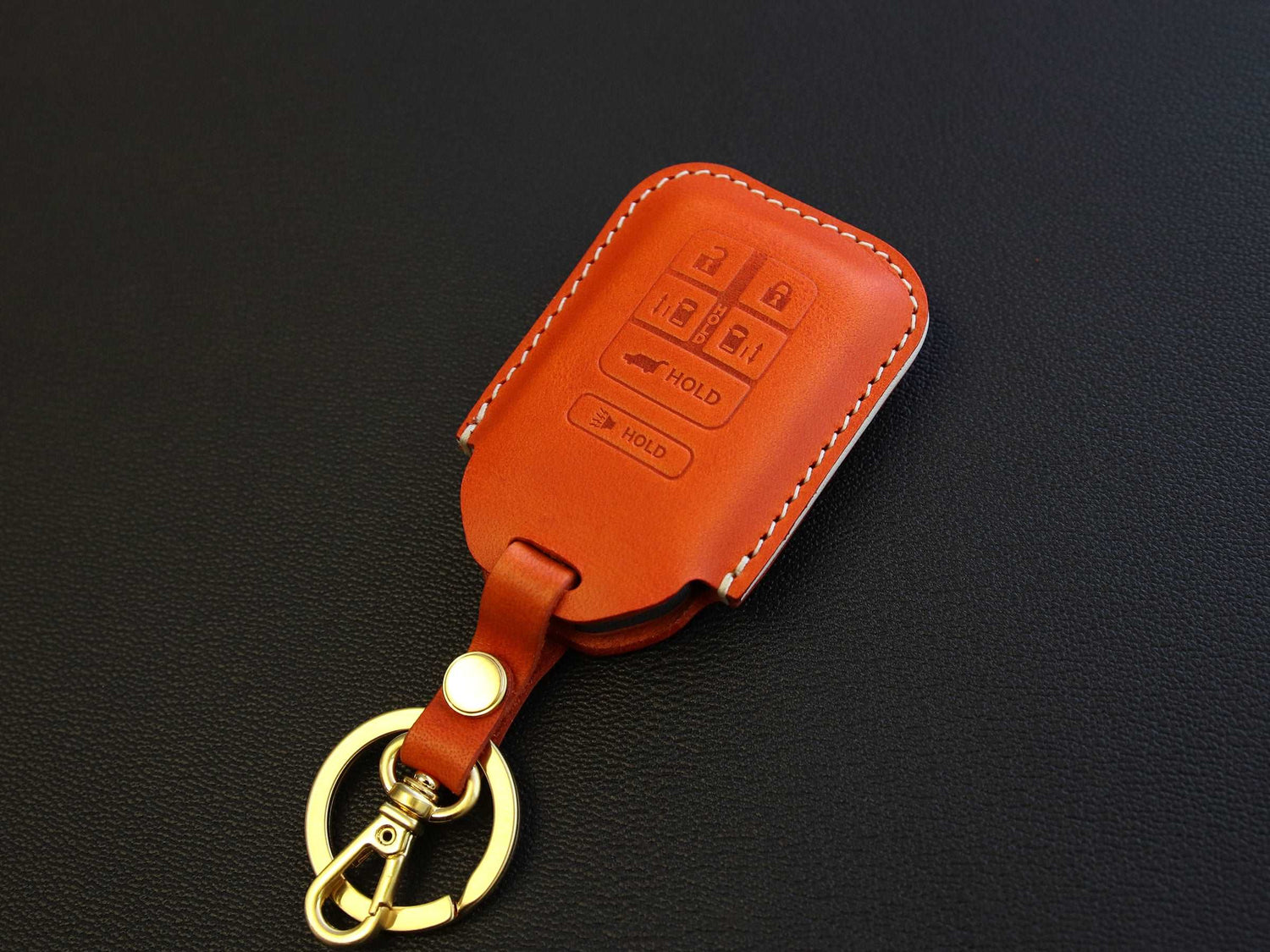 Honda [1-6] Key Fob Leather Case - Odyssey