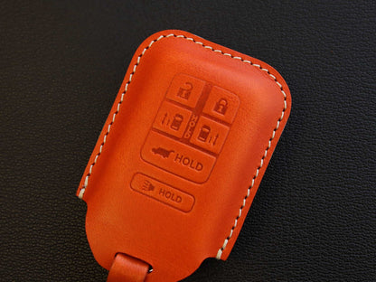 Honda [1-6] Key Fob Leather Case - Odyssey