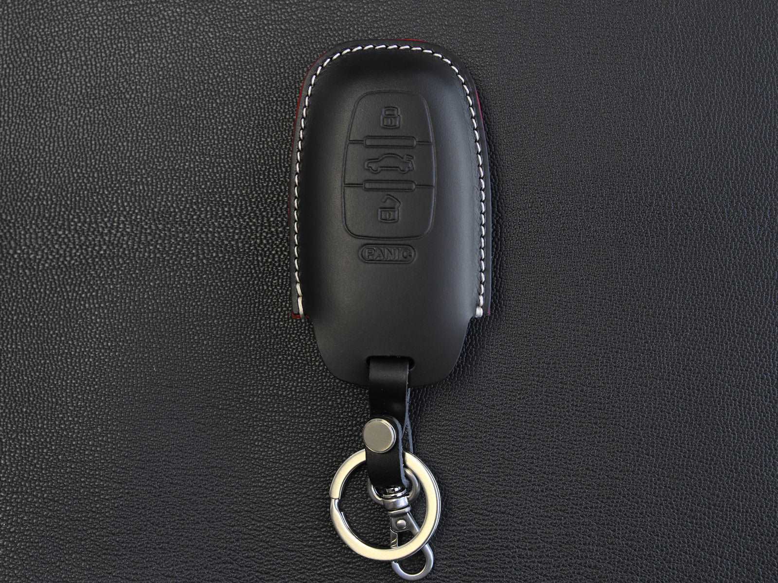 Audi Series [1] Key Fob Cover Leather Case - A3 A4 A5 A6 A7 S5, S7 Q5 RS - Handcrafted in USA