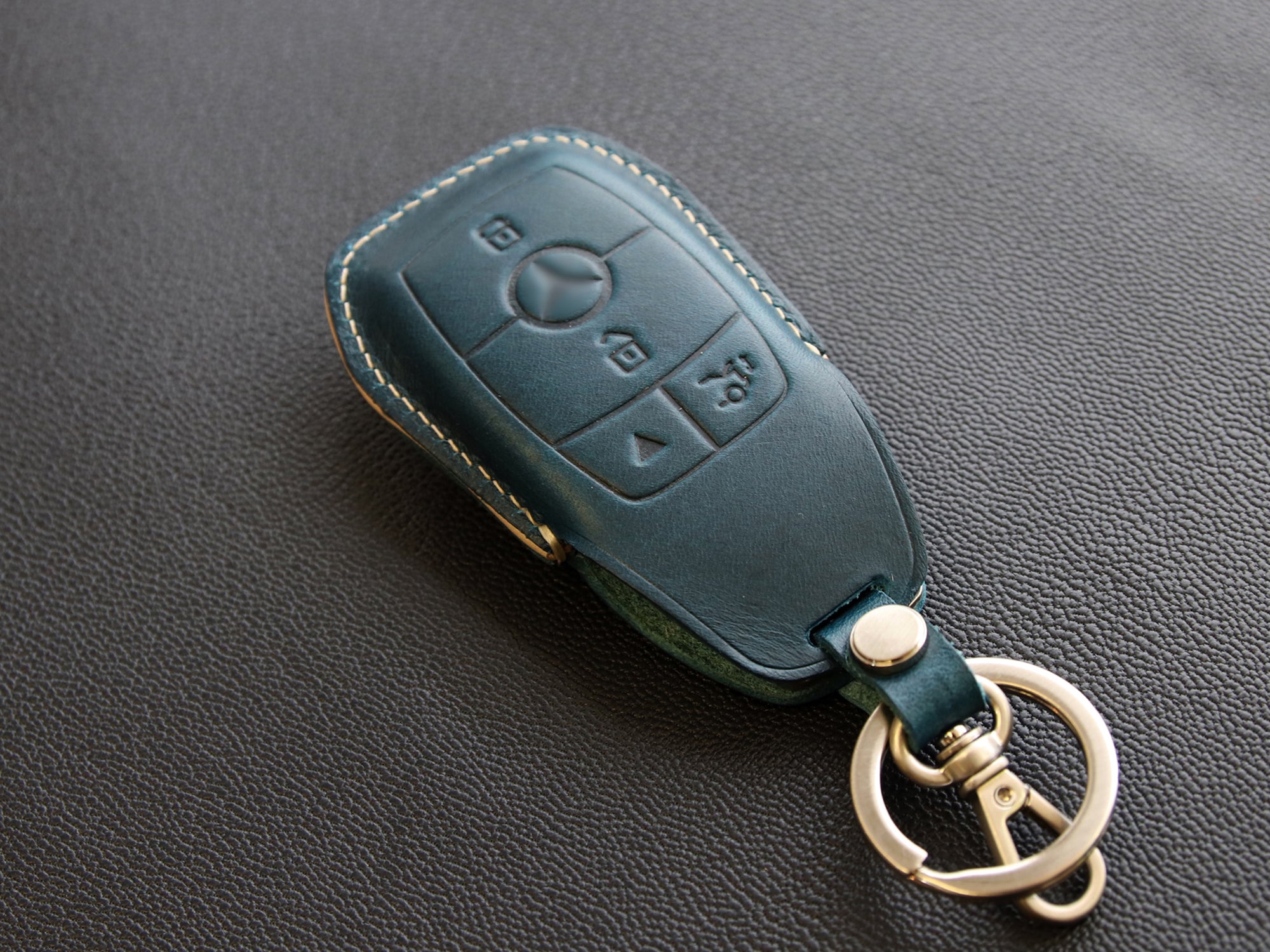Mercedes Benz [2-4] Key Fob Cover - E Class, S Class, W213 - Italian Veg-Tanned Leather