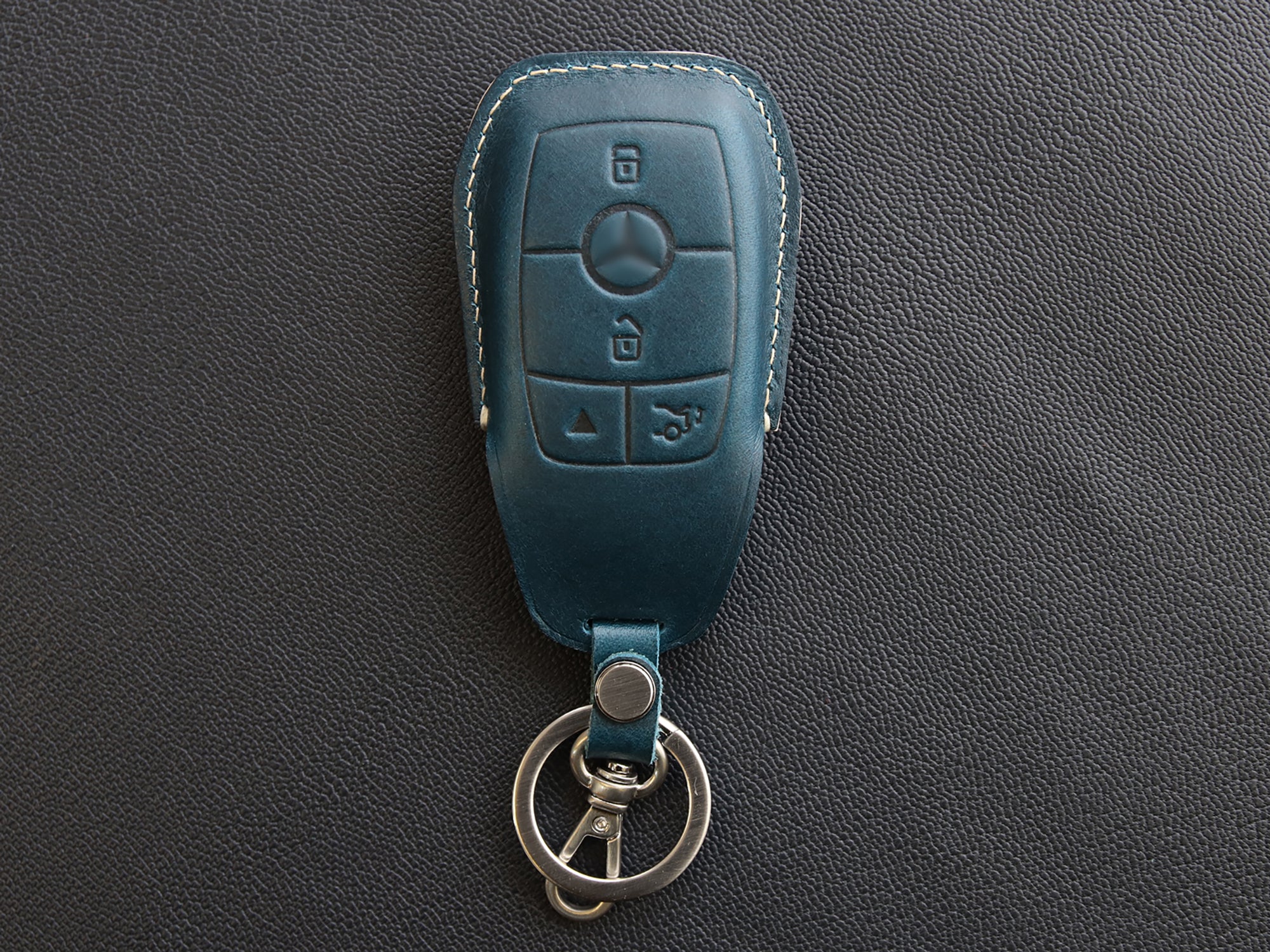 Mercedes Benz [2-4] Key Fob Cover - E Class, S Class, W213 - Italian Veg-Tanned Leather
