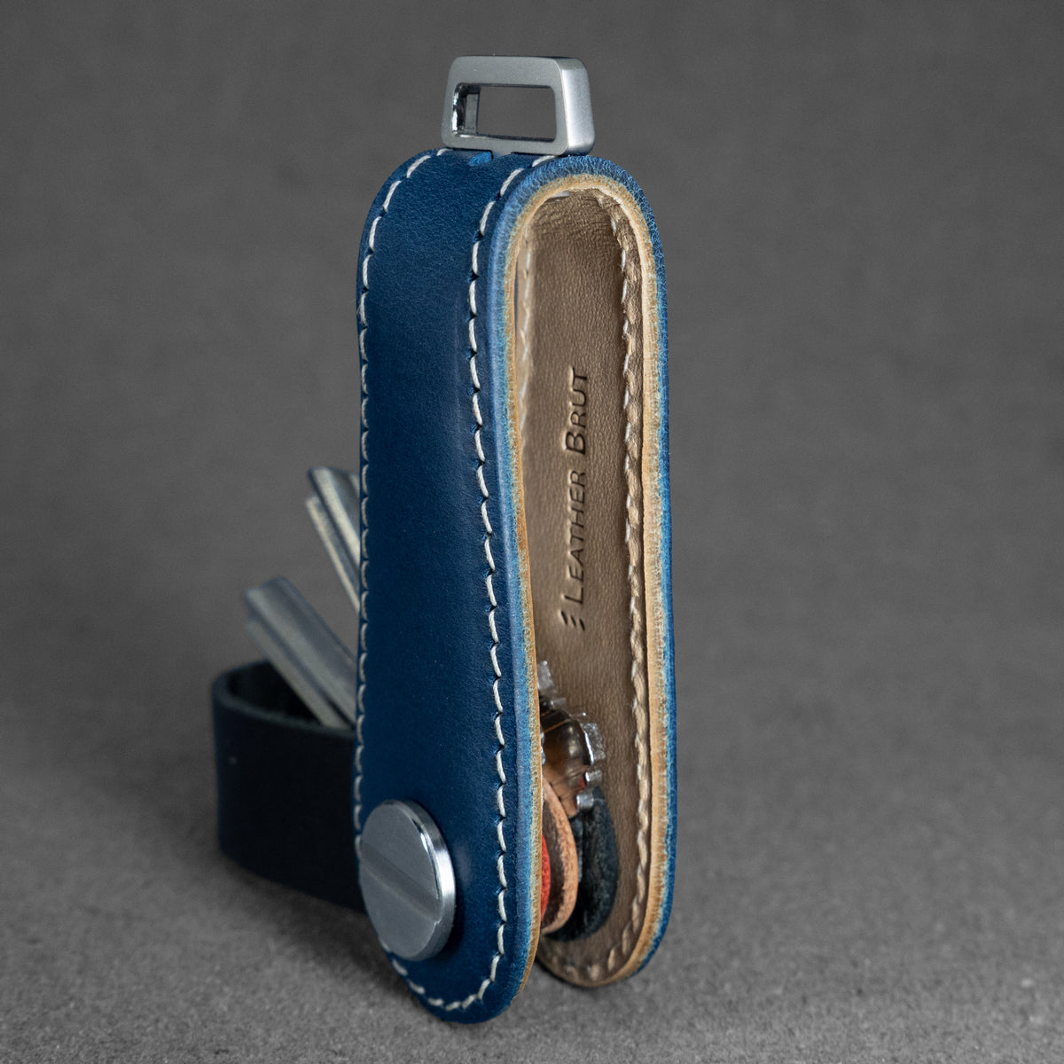 Buttero Leather Key Organizer – Premium Italian Veg-Tanned Leather