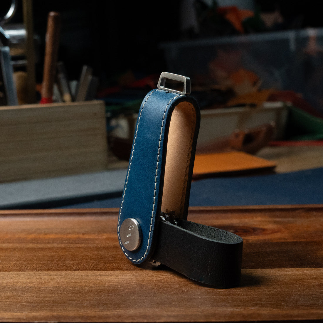 Buttero Leather Key Organizer – Premium Italian Veg-Tanned Leather