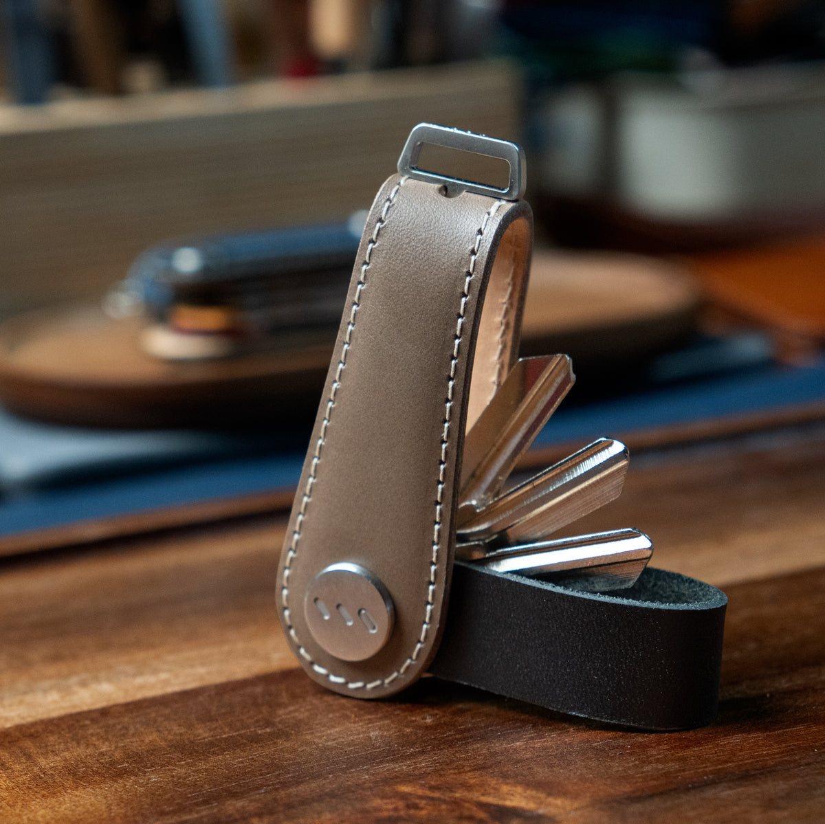 Buttero Leather Key Organizer – Premium Italian Veg-Tanned Leather