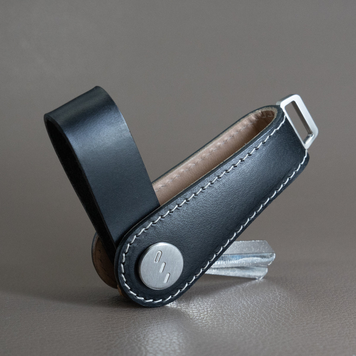 Buttero Leather Key Organizer – Premium Italian Veg-Tanned Leather