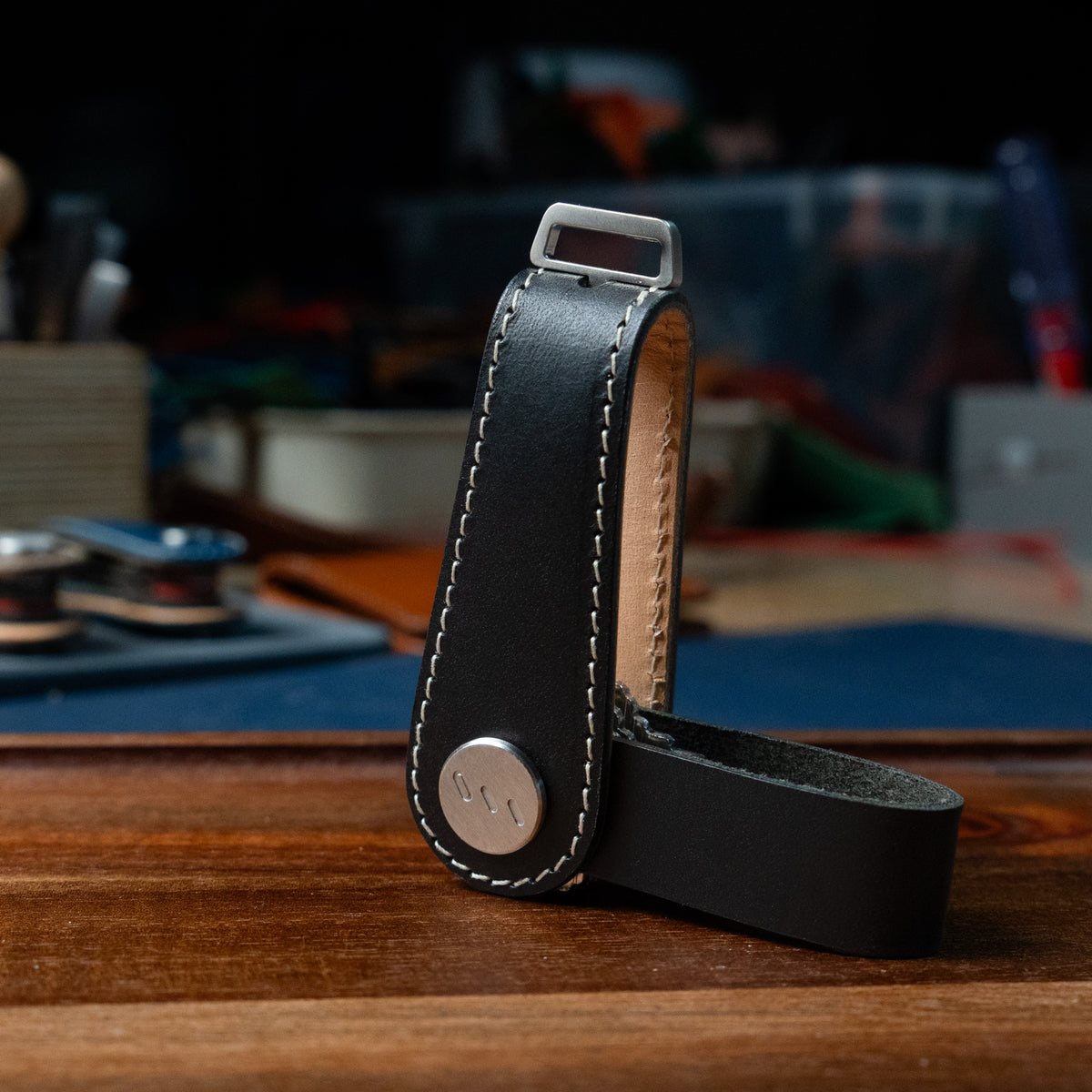Buttero Leather Key Organizer – Premium Italian Veg-Tanned Leather
