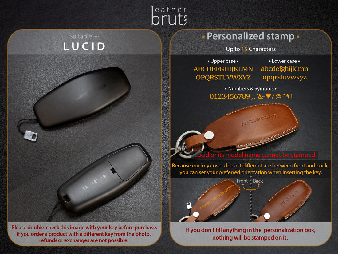 Key Fob Cover for Lucid [1] - Handcrafted in USA