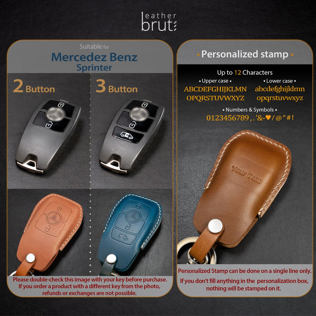 Mercedes Benz [4-SP] Sprinter Key Fob Cover