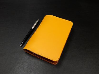 Pocket-Sized Notebook Cover - Yellow/Brown