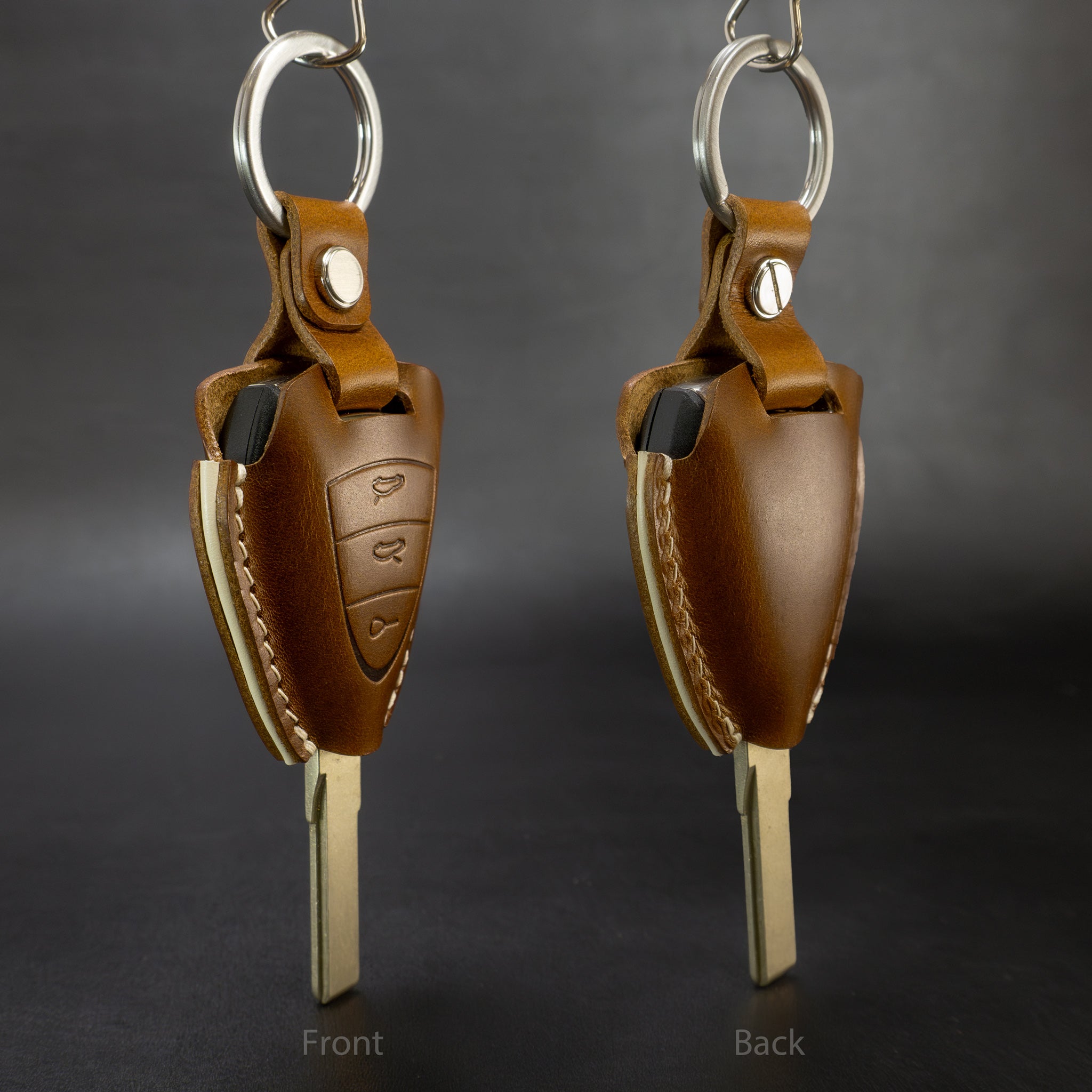 Leather Key Fob Cover for Porsche Series [03]