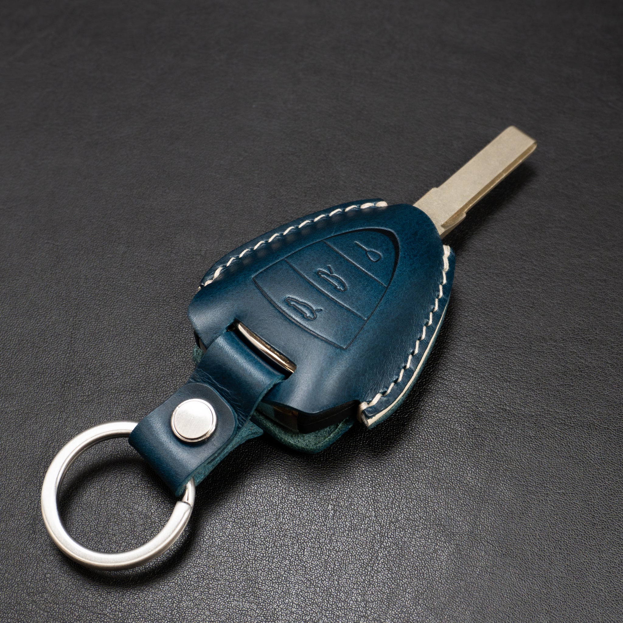 Leather Key Fob Cover for Porsche Series [03]