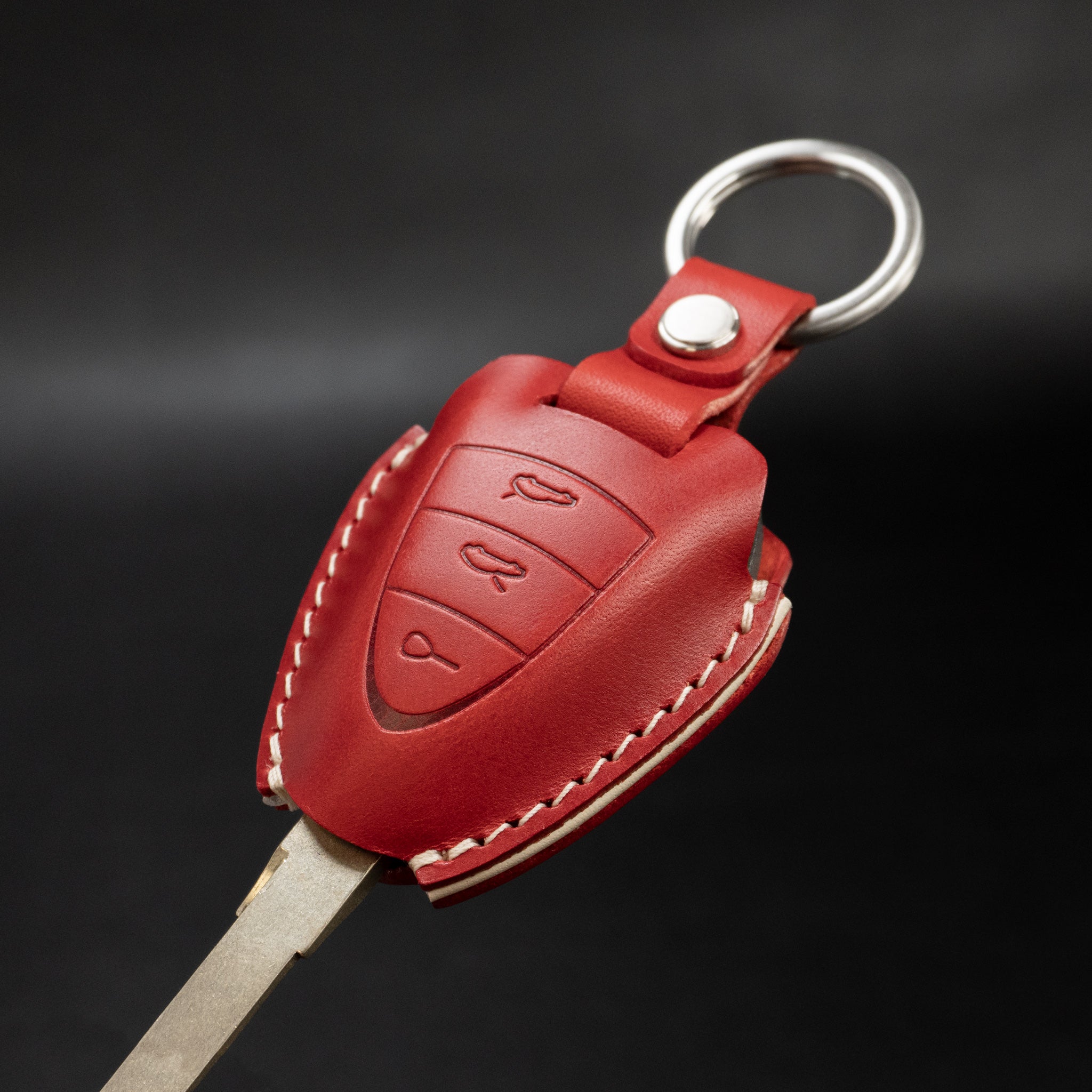 Leather Key Fob Cover for Porsche Series [03]