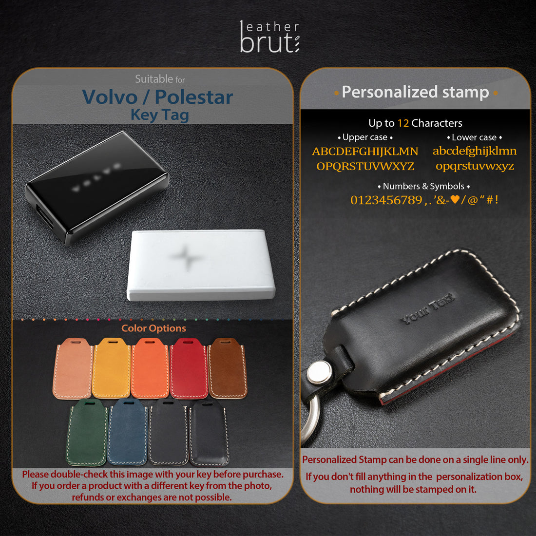 Key Fob Cover for Volvo EX 90 / Polestar 3 Key Tag