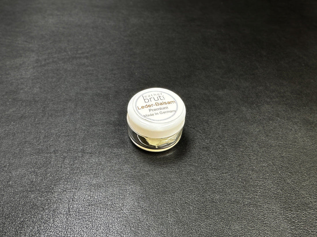 Leather Conditioner - Carot Leather Balm - 0.1 oz