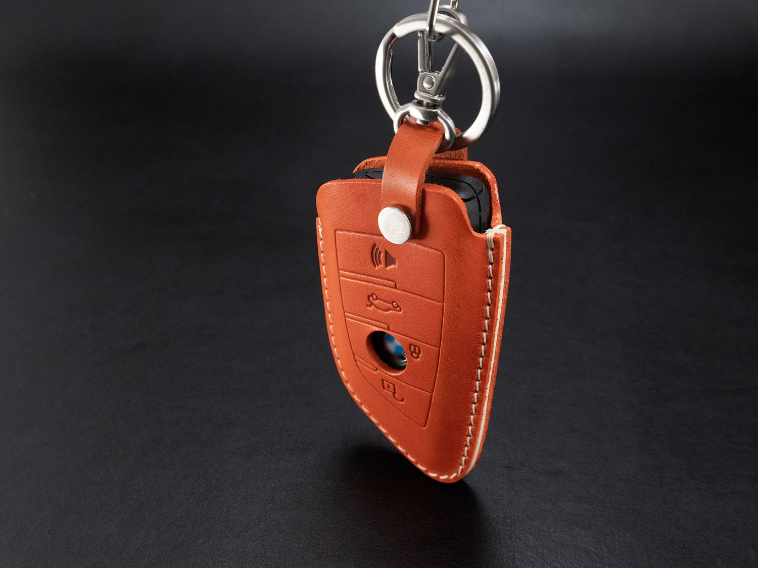 Leather Key Case for BMW [05] Series  - Bigger Blade Shape