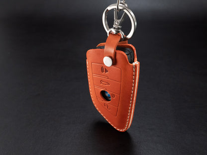 Leather Key Case for BMW [05] Series  - Bigger Blade Shape