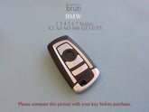 BMW [2] Key Fob Cover Leather Case-BMW 1 3 4 5 6 7 Series and X3 X4 M5 M6 GT3 GT5