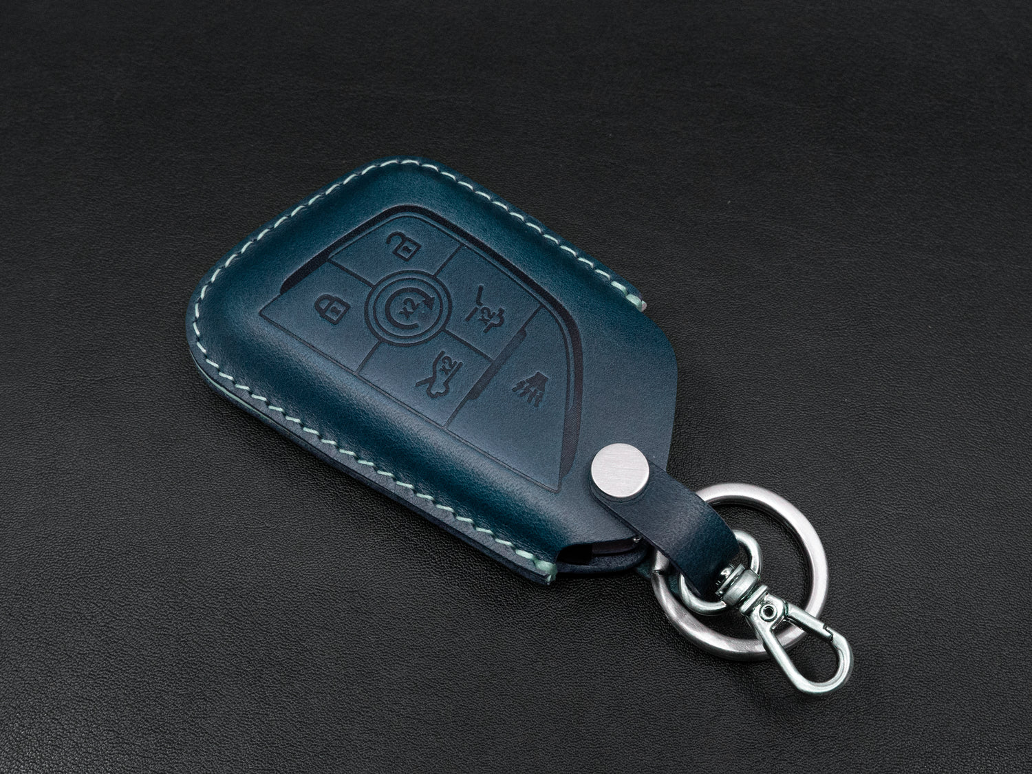 Cadillac [2-6] Key Fob Leather Case - Italian Veg-Tanned Leather