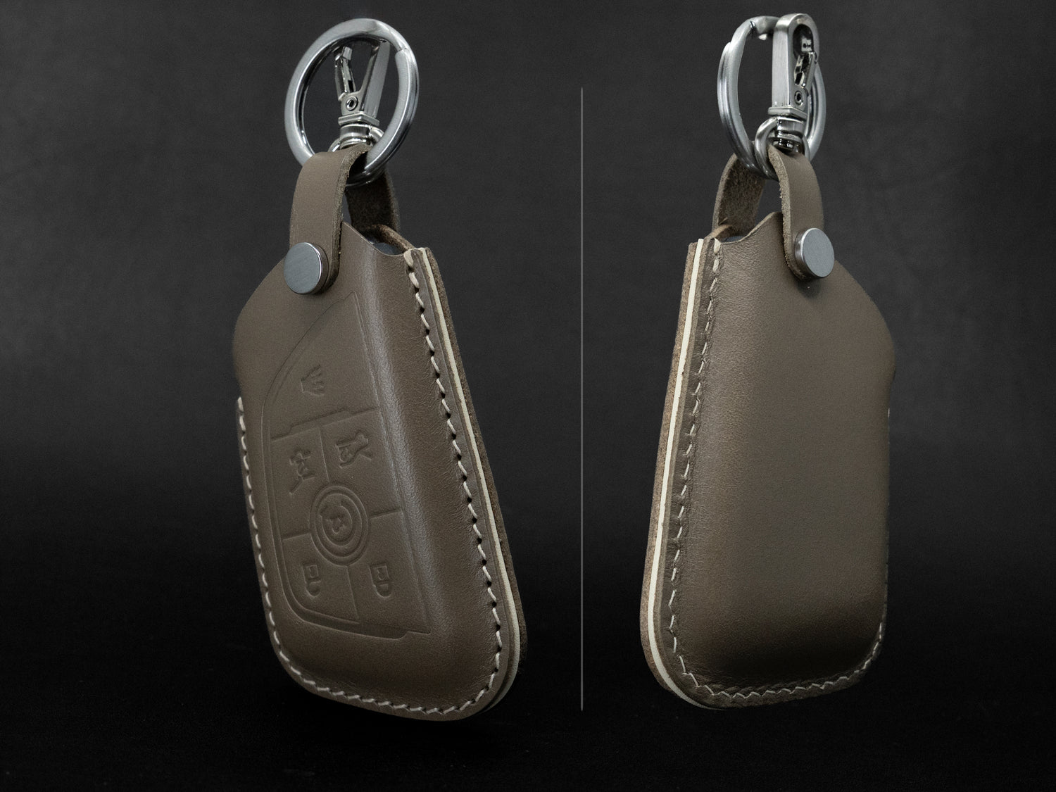 Cadillac [2-6] Key Fob Leather Case - Italian Veg-Tanned Leather