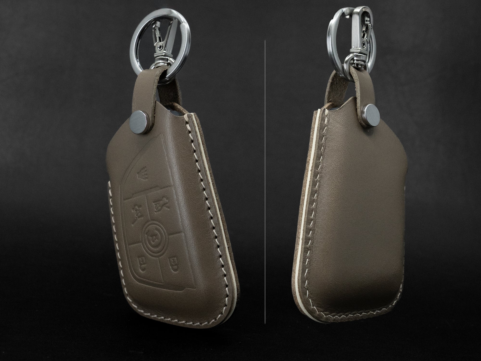 Cadillac [2-6] Key Fob Leather Case - Italian Veg-Tanned Leather