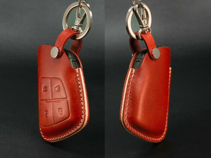 Chevrolet GMC [4] Series Key Fob Case - 3/4 Buttons - Tahoe Suburban Yukon Silverado Sierra Canyon Colorado- Handcrafted in USA